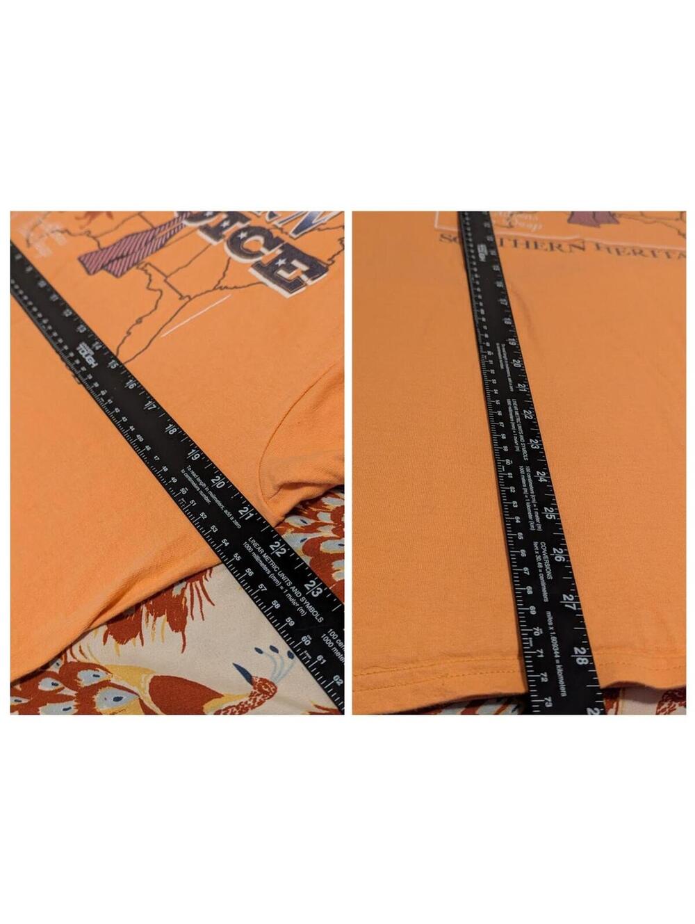 Southern Heritage Shirt Large Orange Southern By Choice Dog Graphic Tee Dog - Picture 7 of 7